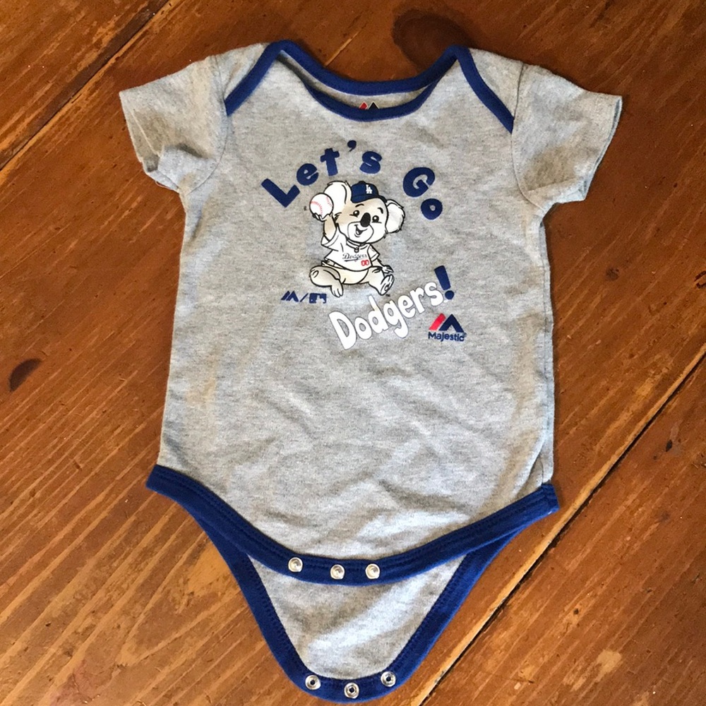 Dodgers Majestic onesie - Size 12m